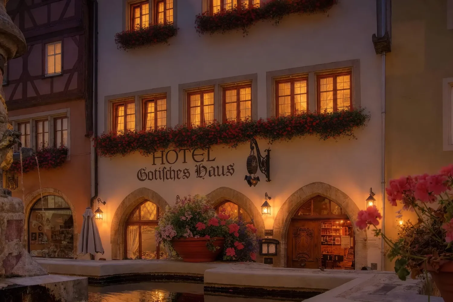 Gotisches-Haus-Nacht